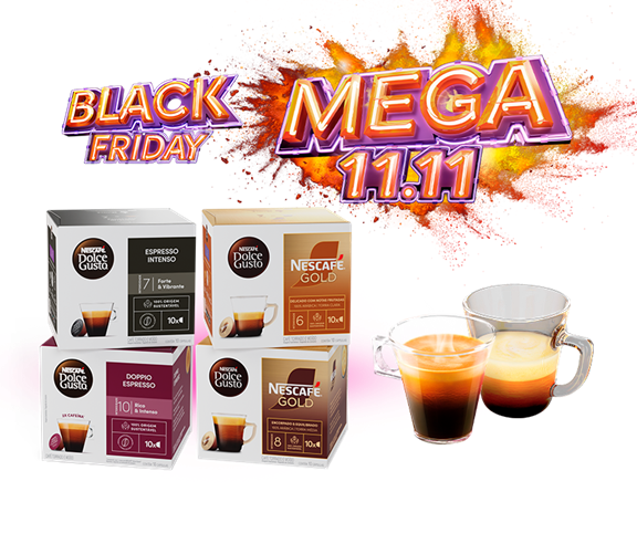 11.11 Cápsulas Dolce Gusto em promoção | Nescafé Dolce Gusto header image
