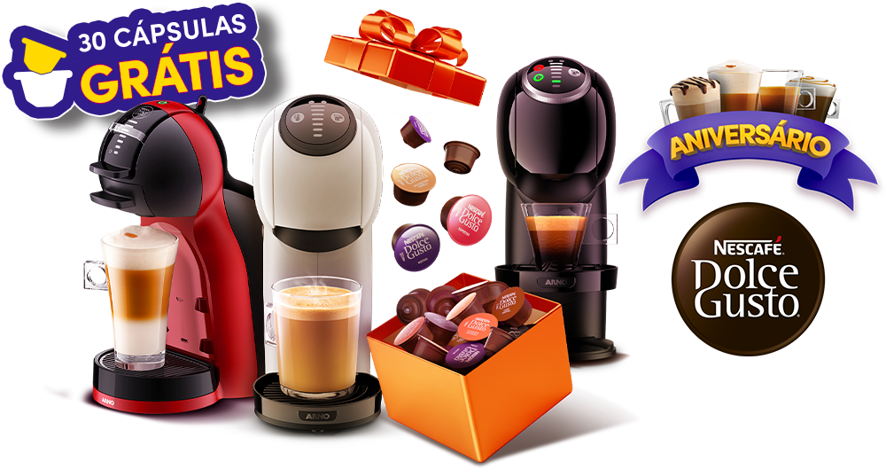 Cafeteiras Dolce Gusto e Máquinas de Café | Nescafé Dolce Gusto header image
