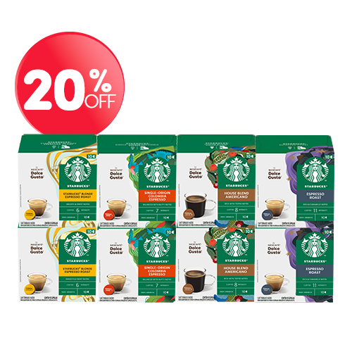 KIT CAFÉS STARBUCKS COM 20% OFF