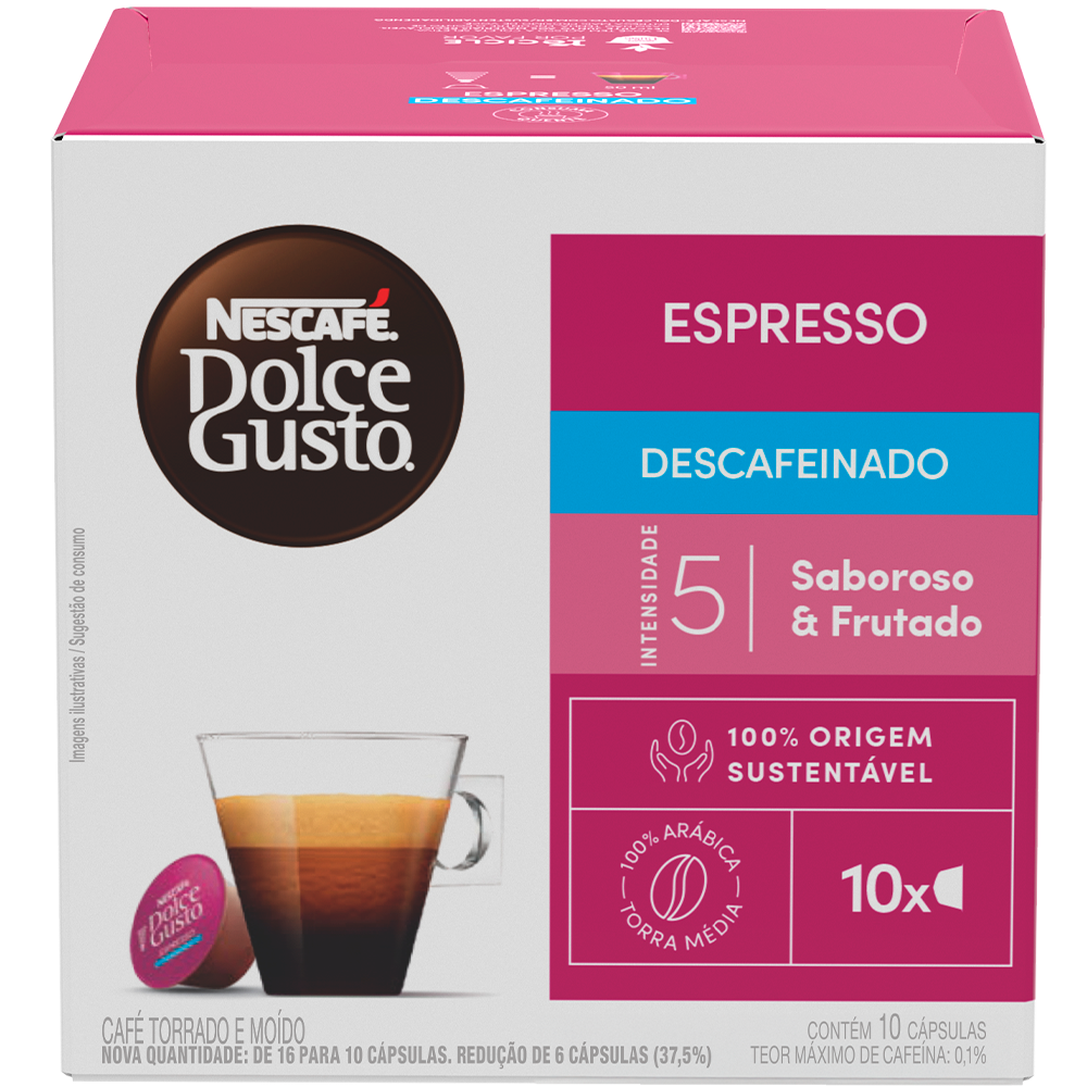 ESPRESSO DESCAFEINADO 10 cápsulas