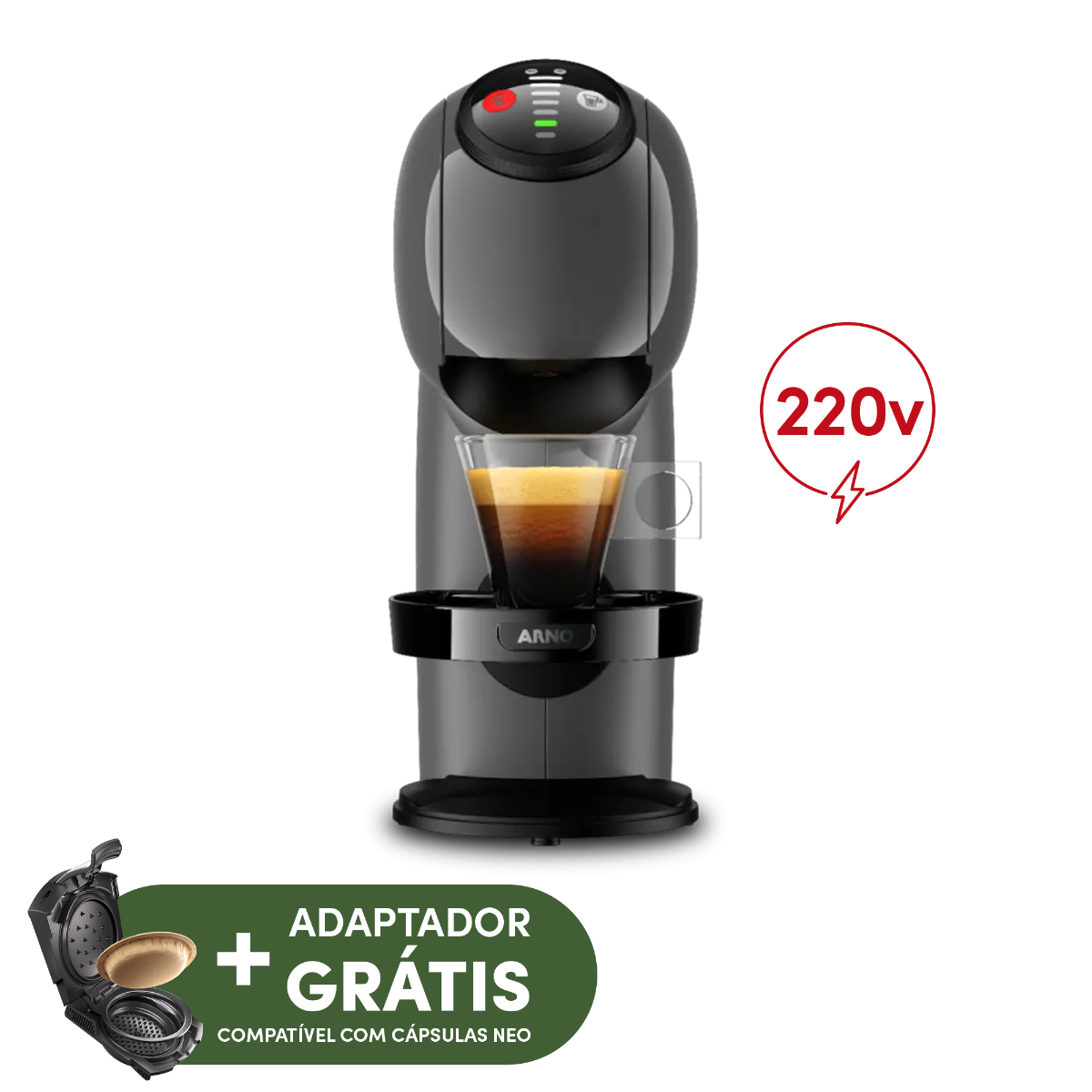 Genio S Basic Grafite 220v + Adaptador NEO Start