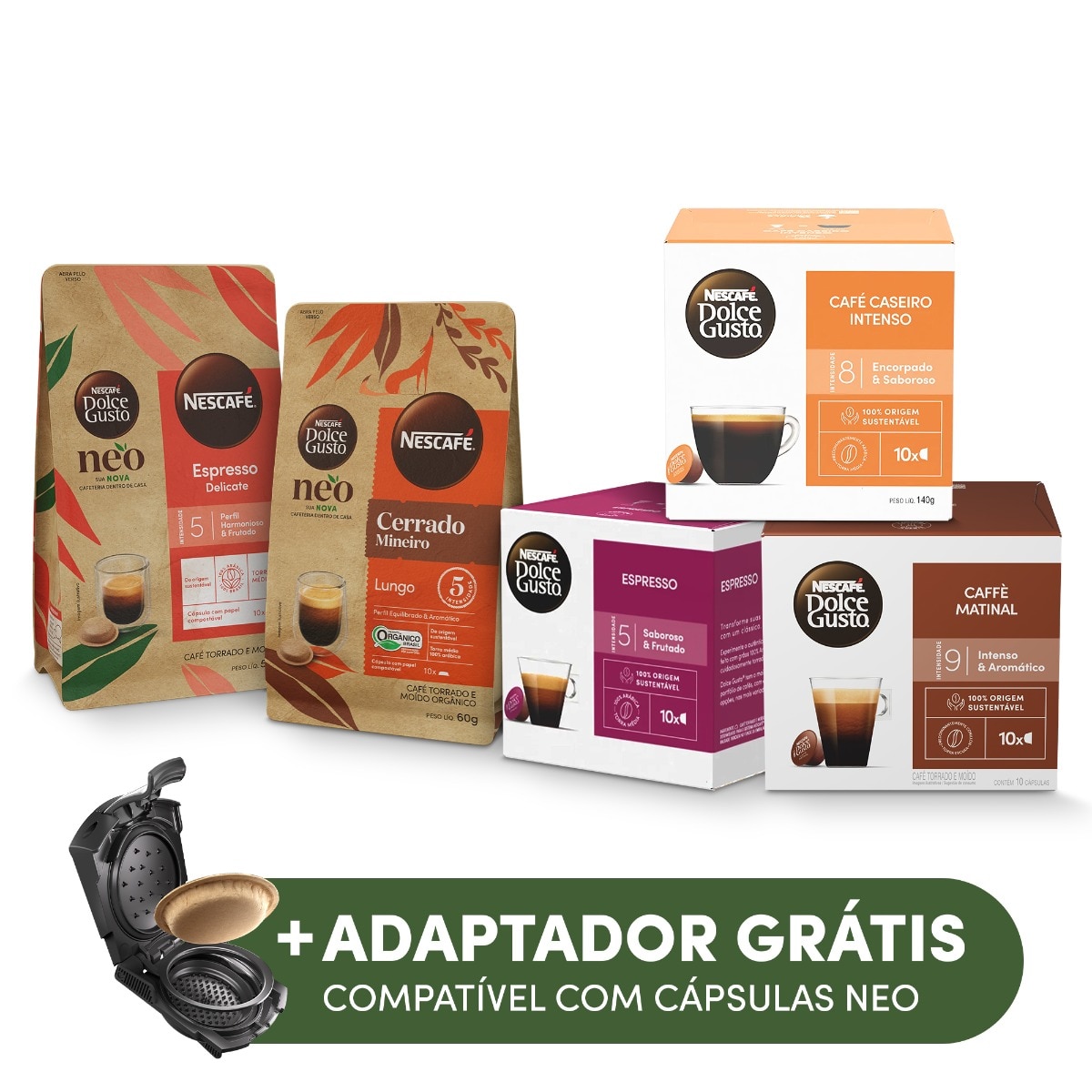 COMBO GERAÇÃO 1 + NEO - GANHE ADAPTADOR
