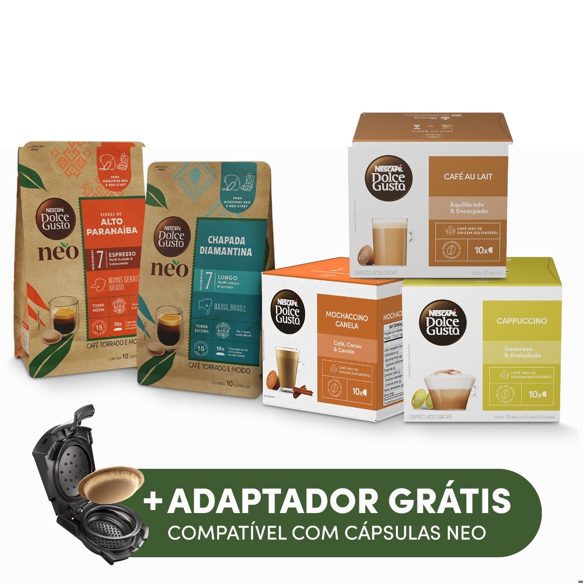 COMBO GERAÇÃO 1 + NEO - GANHE ADAPTADOR