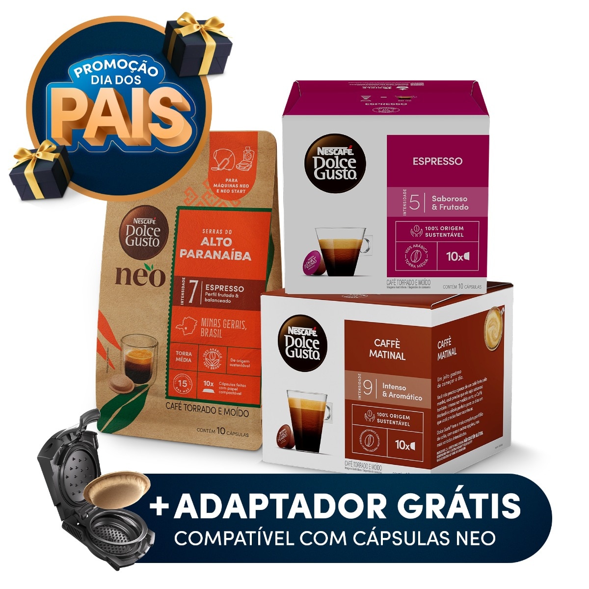COMBO GERAÇÃO 1 + NEO - GANHE ADAPTADOR