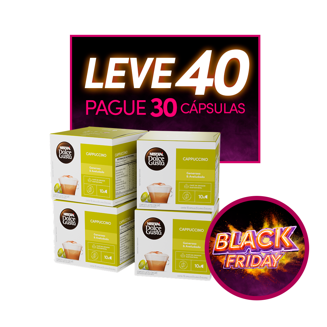 COMBO CAPPUCCINO LEVE 40 PAGUE 30
