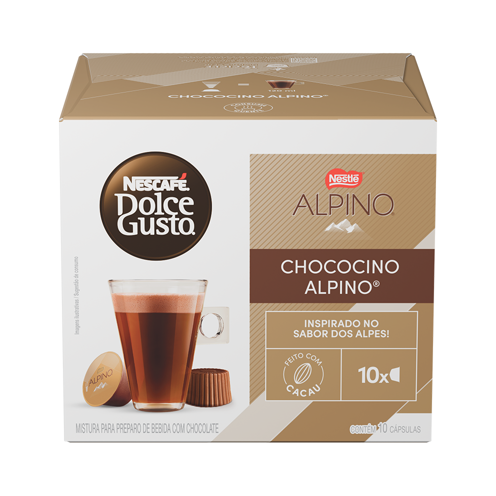 CHOCOCINO ALPINO 10 CÁPSULAS