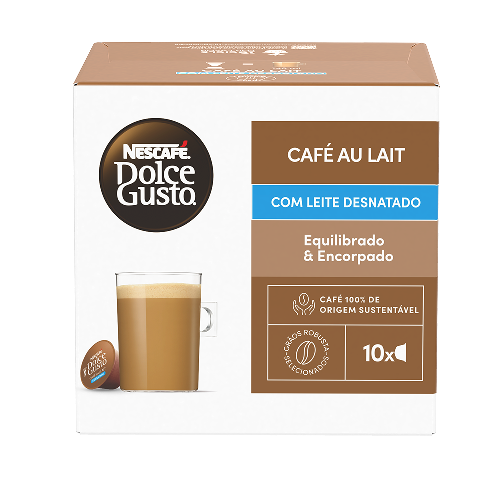 CAFÉ AU LAIT DESNATADO 10 CÁPSULAS