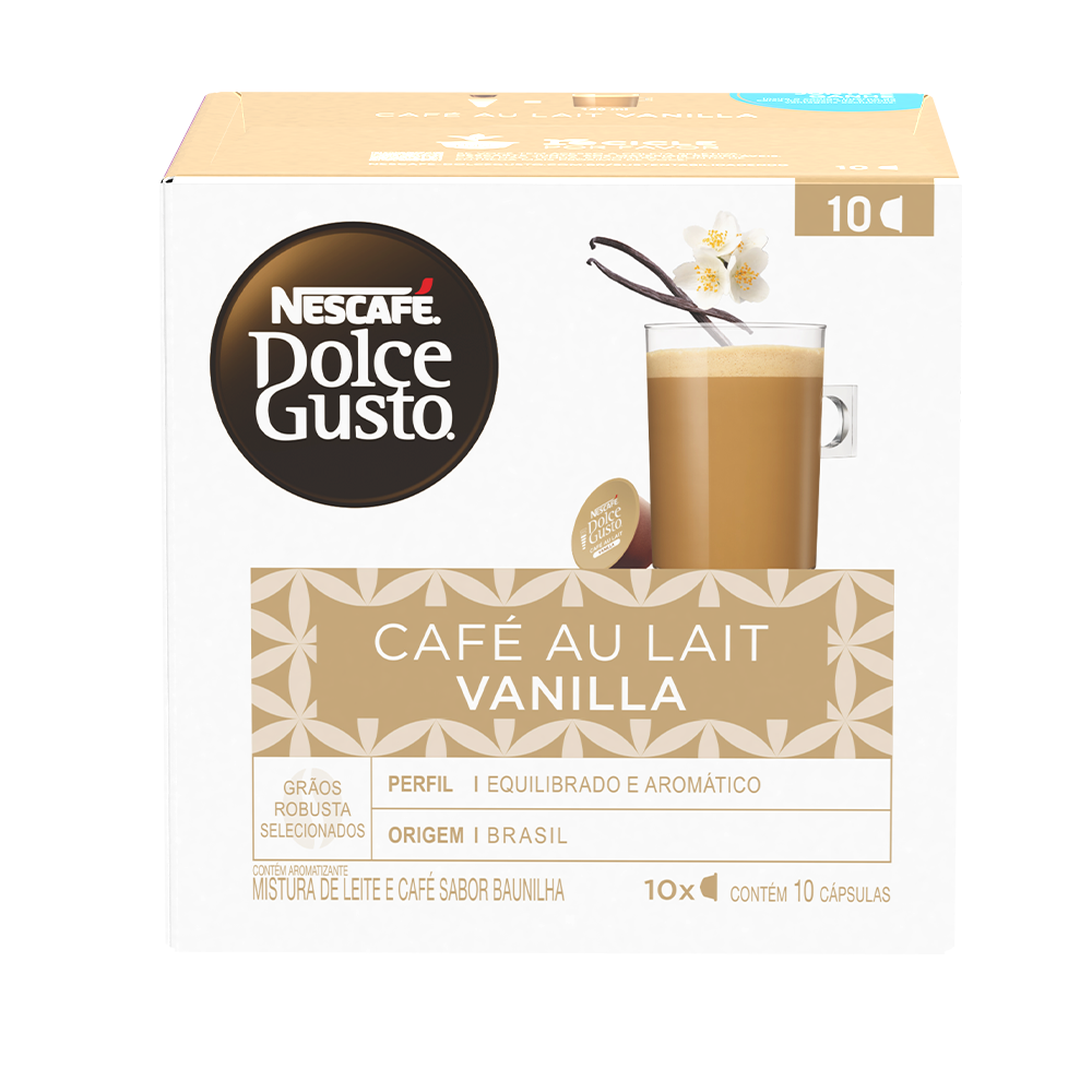 CAFÉ AU LAIT VANILLA 10 CÁPSULAS