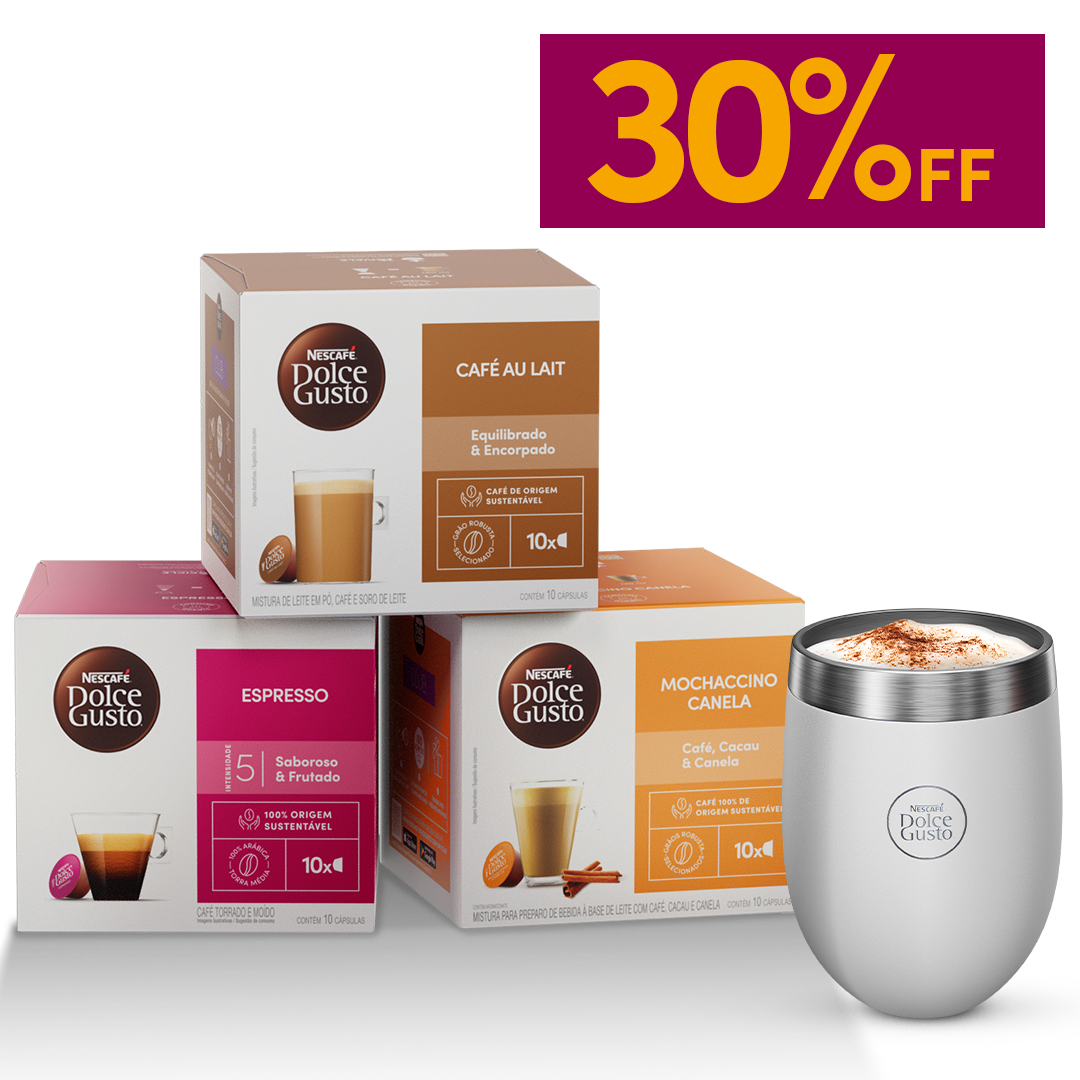 COMBO TRIO FAVORITOS + COPO 30% OFF