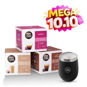 COMBO CAFÉS + COPO TERMICO 25% OFF
