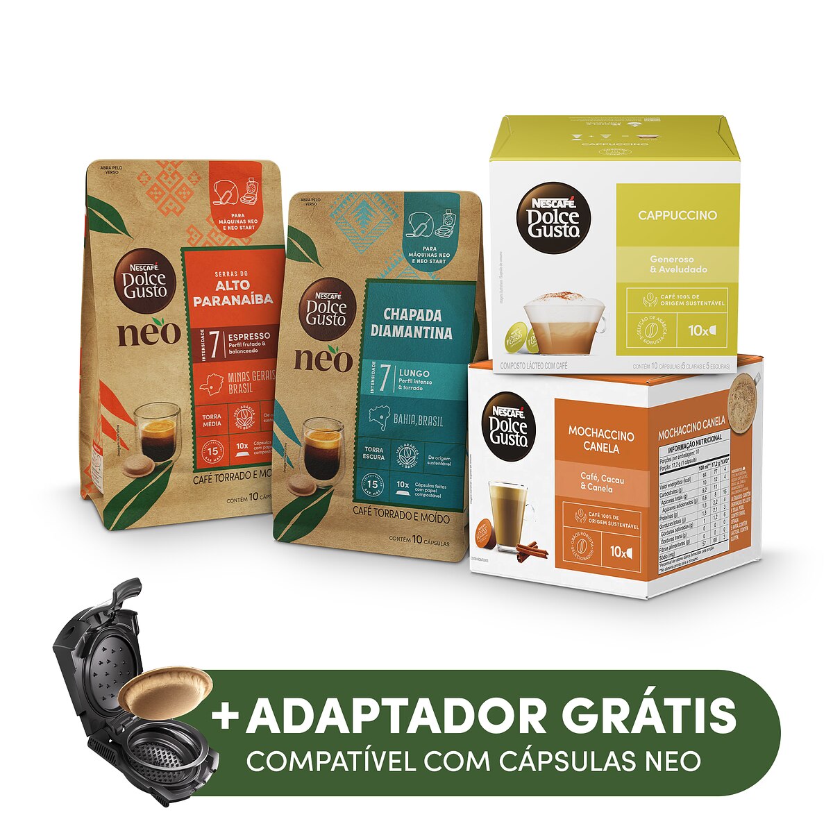 COMBO GERAÇÃO 1 + NEO - GANHE ADAPTADOR