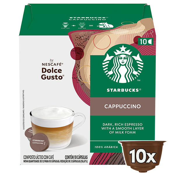 STARBUCKS Cappuccino 10 CÁPSULAS