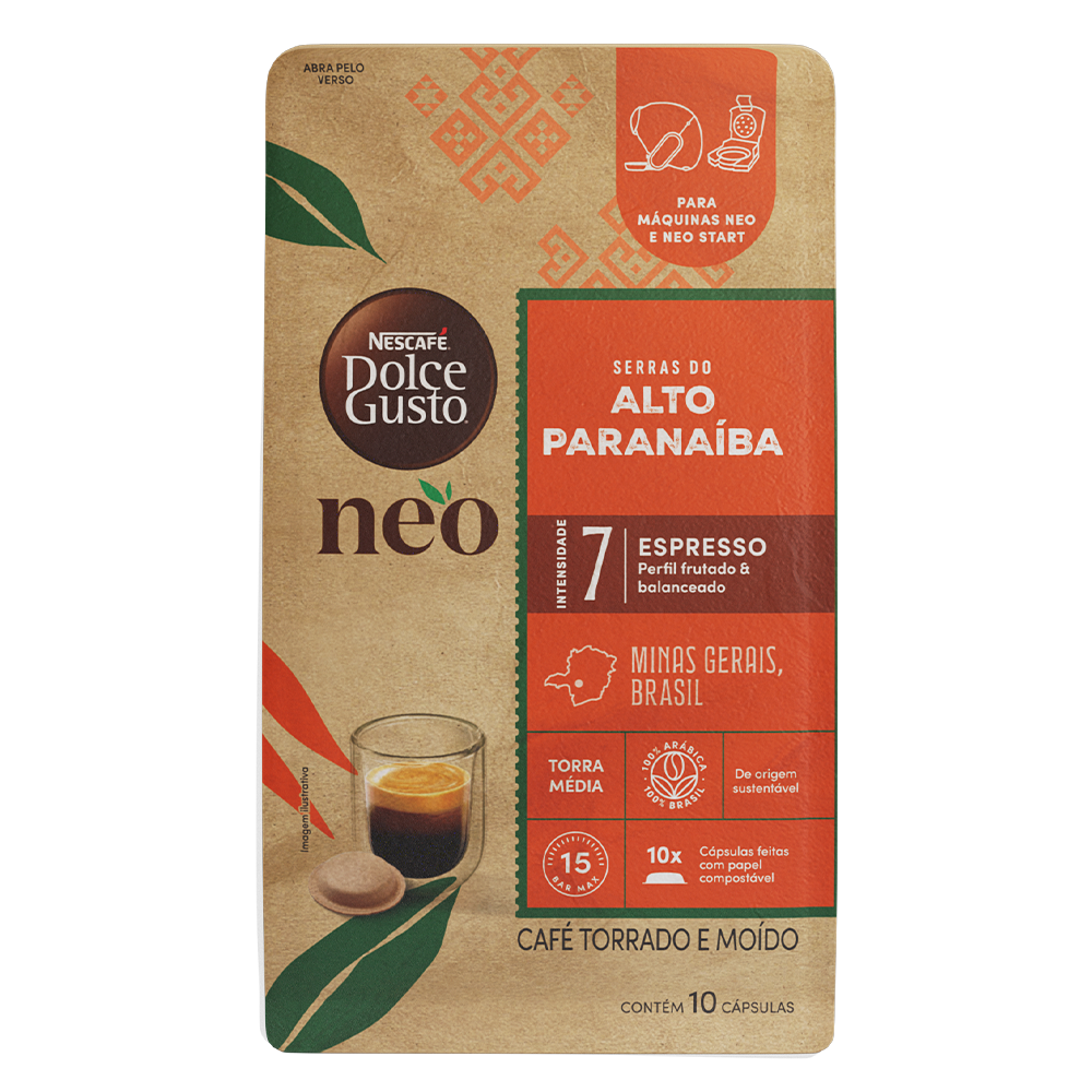 NEO Espresso Serras do Alto Paranaíba 10 Cápsulas