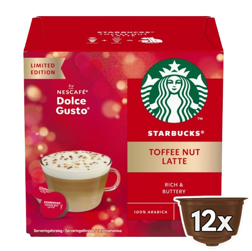 STARBUCKS TOFFEE NUT LATTE 12 CÁPSULAS