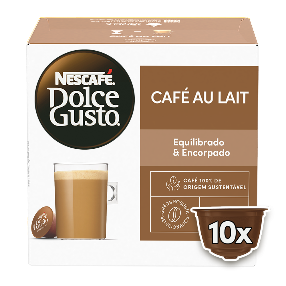 CAFÉ AU LAIT 10 CÁPSULAS