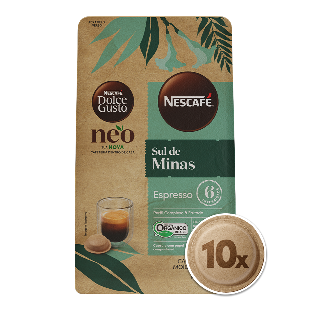 NEO Espresso Sul de Minas Orgânico 10 Cápsulas