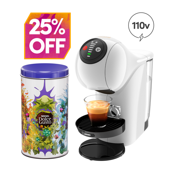 Kit LTA SUL: Genio S Basic 110v + Lata 25% OFF | NESCAFÉ® Dolce Gusto®