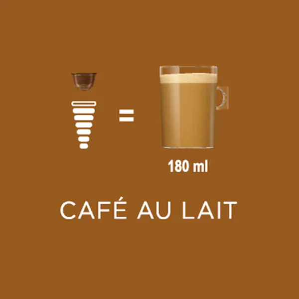 Café Au Lait 10 Cápsulas Nescafé Dolce Gusto