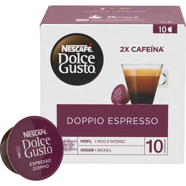 Doppio Espresso 10 Cápsulas Nescafé Dolce Gusto