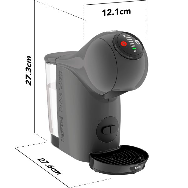 Cafeteira Genio S Basic Grafite 110V | NESCAFÉ® Dolce Gusto®