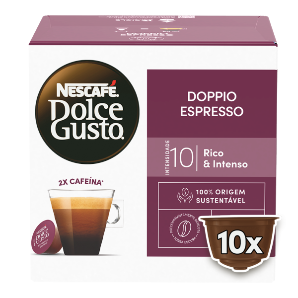 Doppio Espresso 10 Cápsulas Nescafé Dolce Gusto