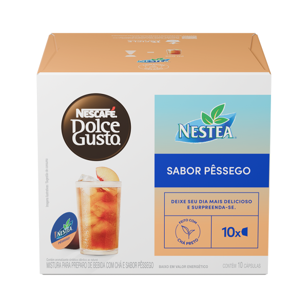 Cápsulas Nestea Pêssego Nescafé Dolce Gusto