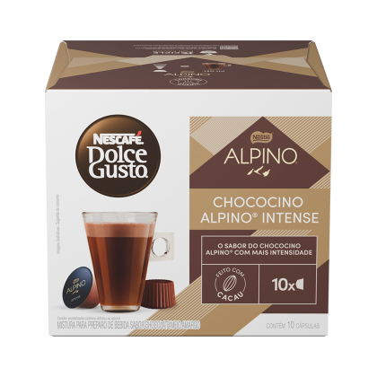 CHOCOCINO ALPINO INTENSE 10 CÁPSULAS