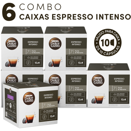 COMBO ESPRESSO INTENSO 6 CAIXAS COM 32% OFF