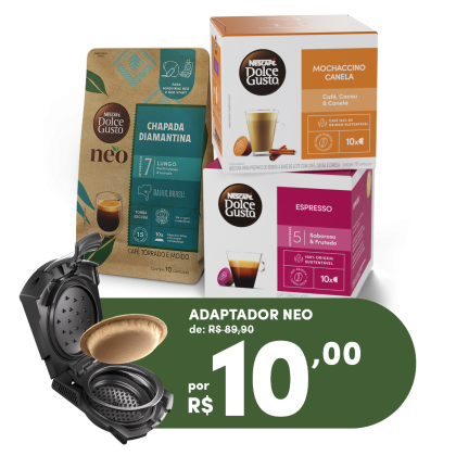 KIT ORIGINAL + CAFÉ NEO + ADAPTADOR NEO START