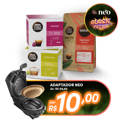 KIT ORIGINAL + CAFÉ NEO + ADAPTADOR NEO START