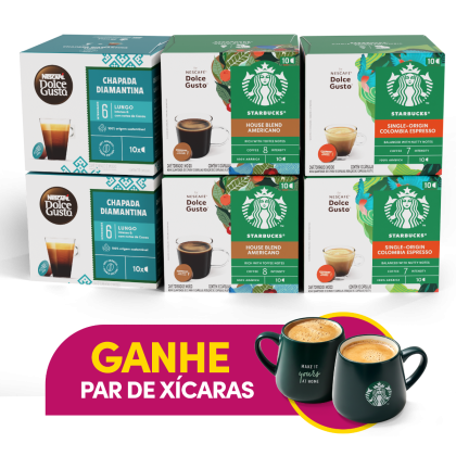 COMBO CAFÉS + XÍCARA SBUX