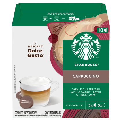STARBUCKS Cappuccino 10 CÁPSULAS