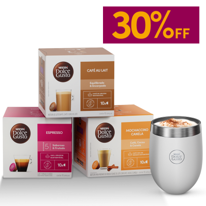 COMBO TRIO FAVORITOS + COPO 30% OFF