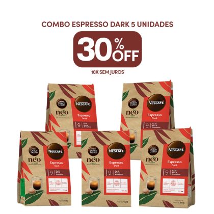 Combo NEO Espresso Dark - 5 Caixas 30% OFF