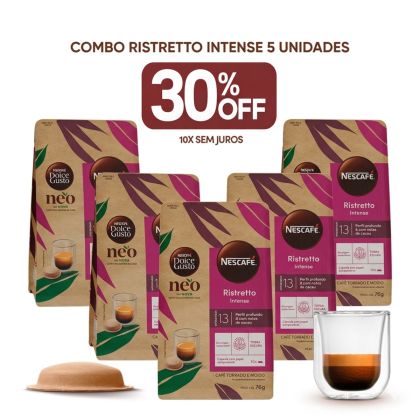 Combo NEO Ristretto Intense - 5 Caixas 30% OFF