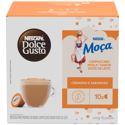 CAPPUCCINO MOÇA DOCE DE LEITE 10 CÁPSULAS