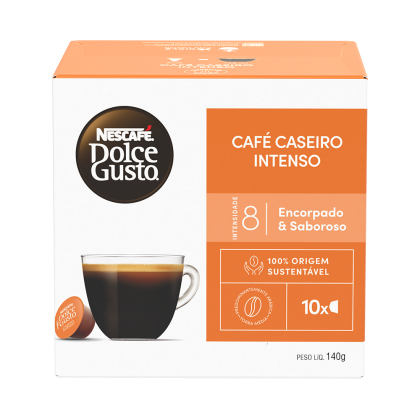 CAFÉ CASEIRO INTENSO 10 CÁPSULAS