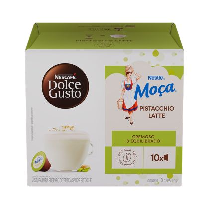 MOÇA PISTACCHIO LATTE 10 CÁPSULAS