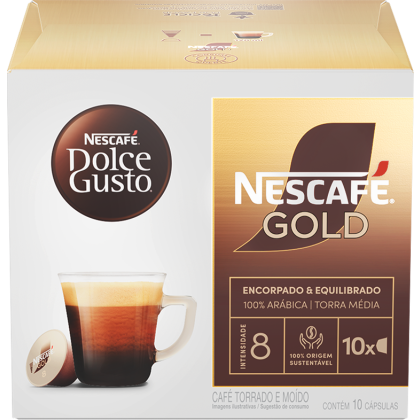 LUNGO NESCAFÉ GOLD 10 CÁPSULAS