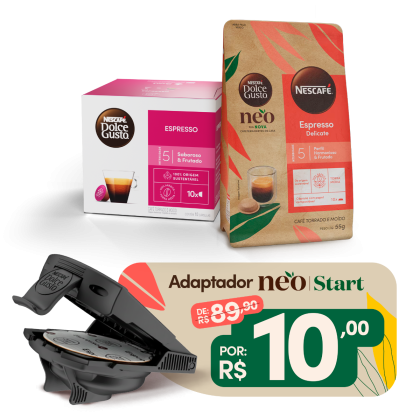 KIT ORIGINAL + CAFÉ NEO + ADAPTADOR NEO START