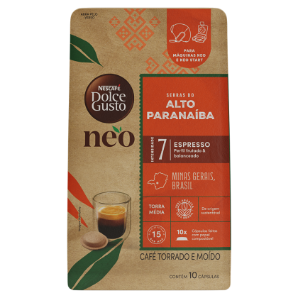 NEO Espresso Serras do Alto Paranaíba 10 Cápsulas