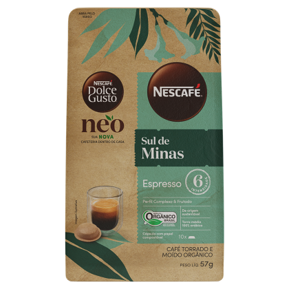 NEO Espresso Sul de Minas Orgânico 10 Cápsulas