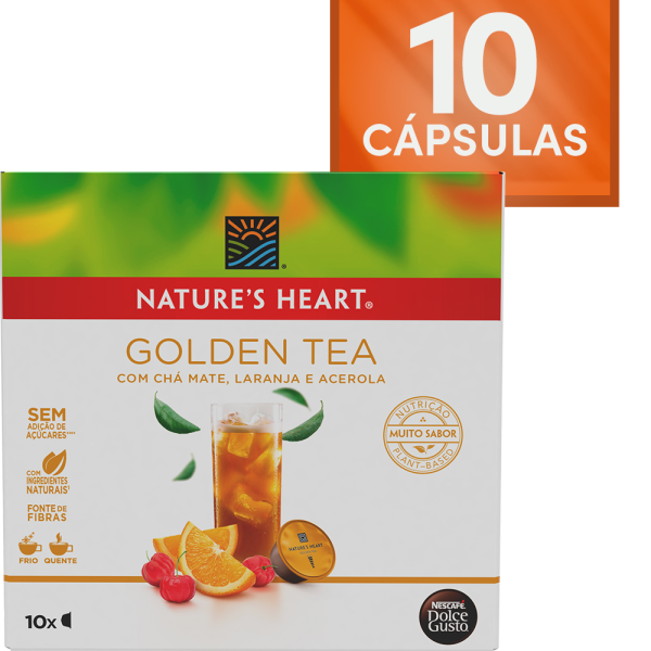 NATURE’S HEART CHA GOLDEN TEA 10 CÁPSULAS