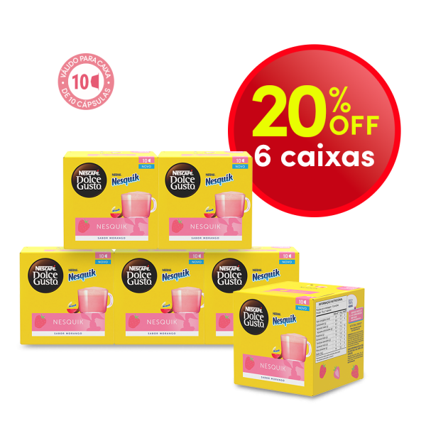 COMBO NESQUIK 6 CAIXAS COM 20% OFF