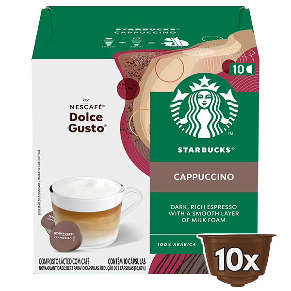 STARBUCKS Cappuccino 10 CÁPSULAS