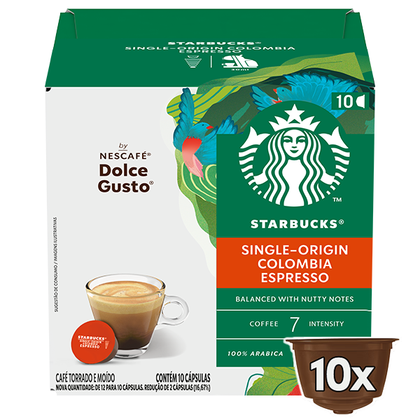 STARBUCKS Espresso Colombia 10 CÁPSULAS