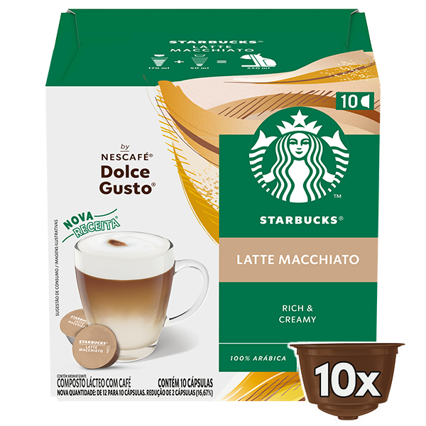 STARBUCKS Latte Macchiato 10 cápsulas
