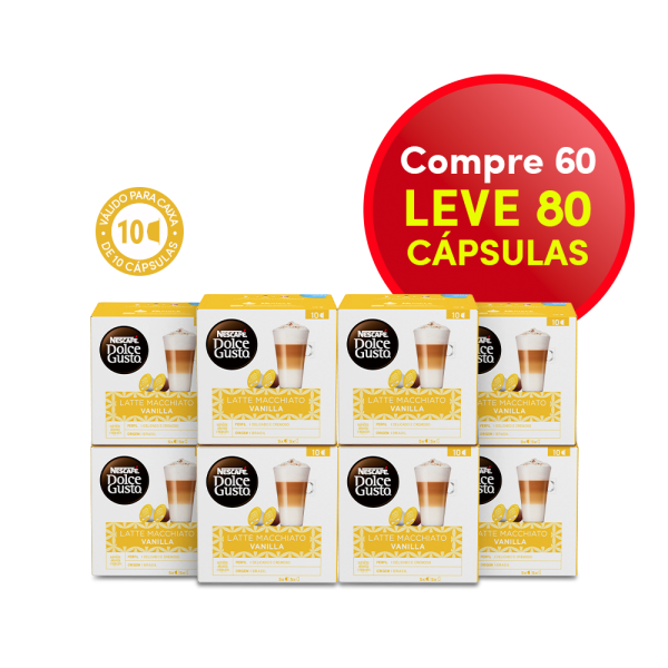 COMBO VANILLA LATTE MACCHIATO LEVE 80 PAGUE 60