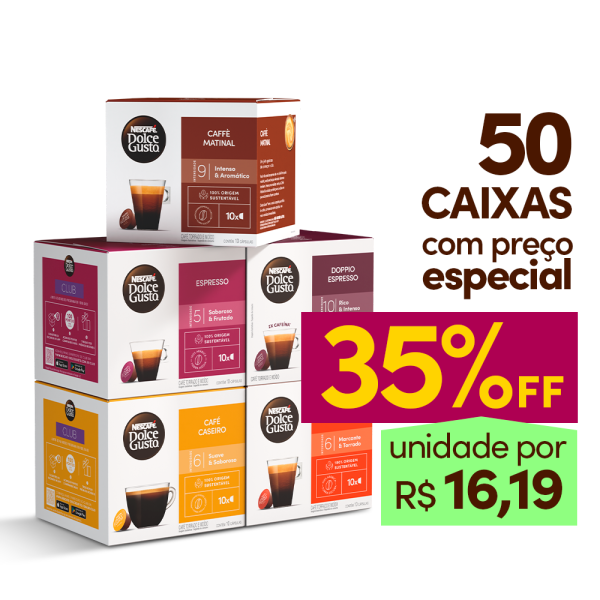 AMANTE DE CAFÉS 50 CAIXAS - 35% OFF | BLACK FRIDAY PARA NEGÓCIOS