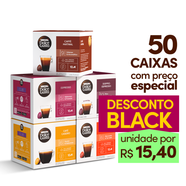 AMANTE DE CAFÉS 50 CAIXAS - 38% OFF | BLACK FRIDAY PARA NEGÓCIOS